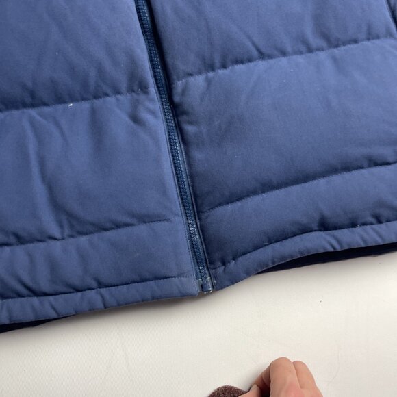 Patagonia Bivy Goose Down Jacket Quilted Puffer Mens XXL Blue  Stained, read - Picture 10 of 16